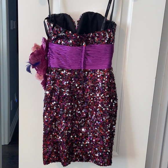 Sequin PROM dress - Picture 3 of 4